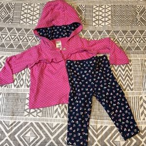 Lightweight jacket and leggings